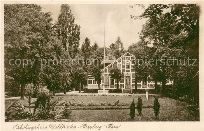 Herzberg Harz Erholungsheim Waldfrieden