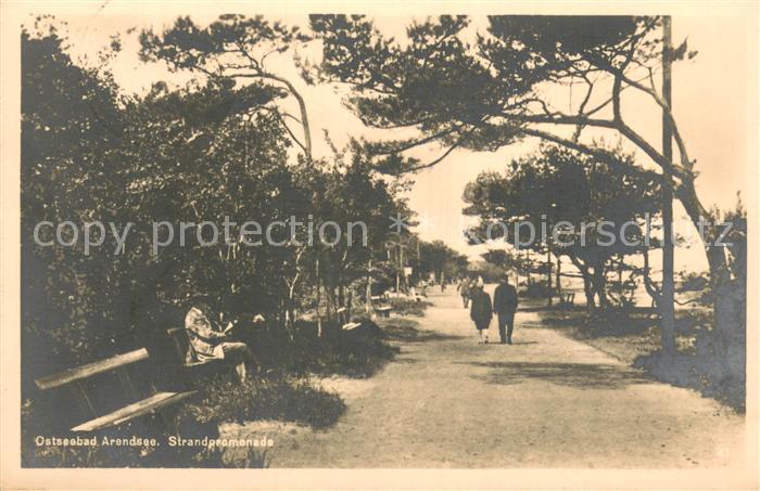 Arendsee Ostsee Strandpromenade Ostseebad