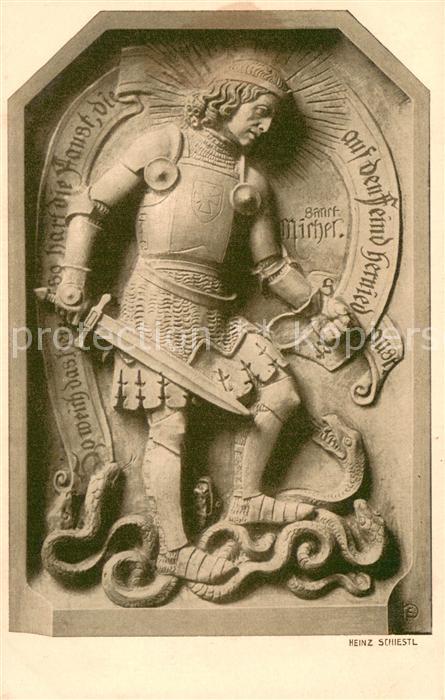 Dettelbach Ritter Heinz Schiestl Kuenstlerkarte