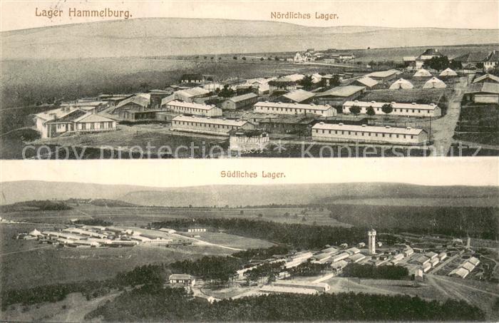 Hammelburg Lager Panorama Noerdliches und Suedliches Lager Feldpost
