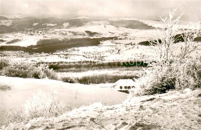 Kreuzberg Rhoen Kreuzberghotel Winterpanorama