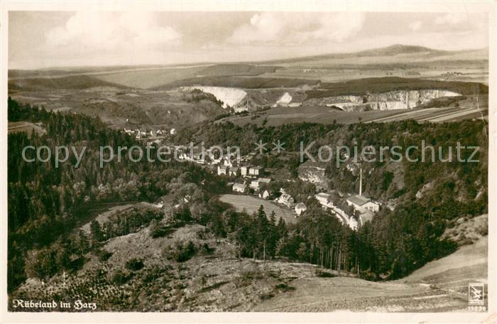 Ruebeland Harz Fliegerfoto aus etwa 120 m Hoehe