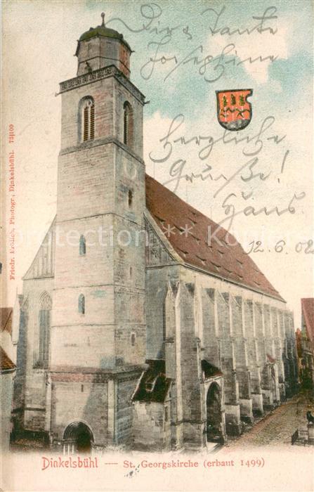 Dinkelsbuehl St. Georgskirche 15. Jhdt.