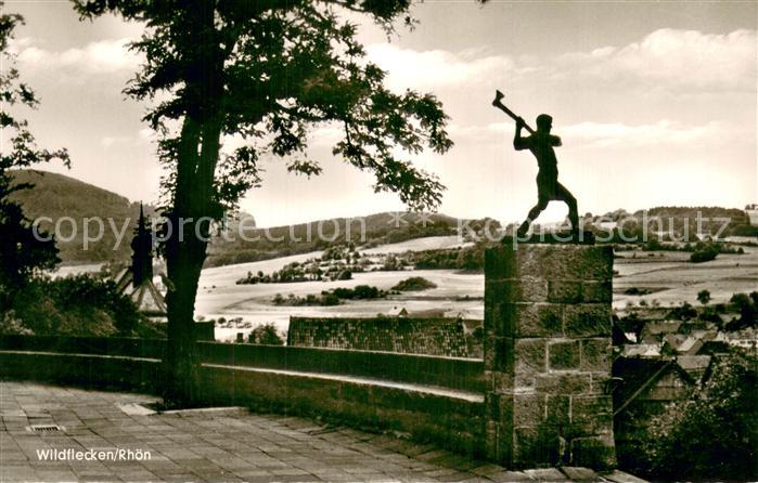 Wildflecken Aussichtspunkt Statue