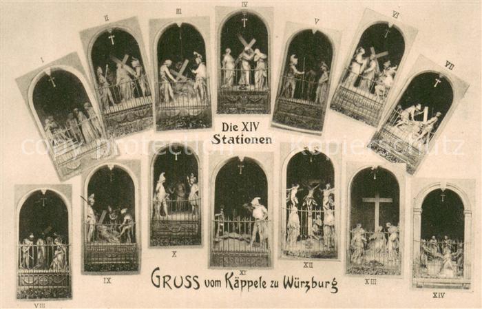 WueRZBURG Bayern Kaeppele Die XIV Stationen