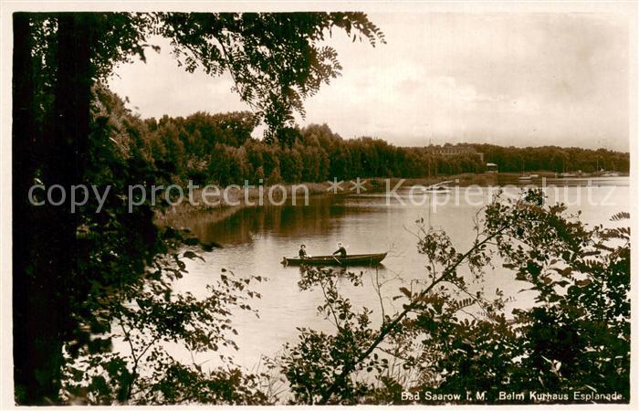 Bad Saarow Partie beim Kurhaus Esplanade am Scharmuetzelsee