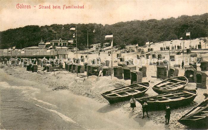 Goehren Ruegen Strand beim Familienbad