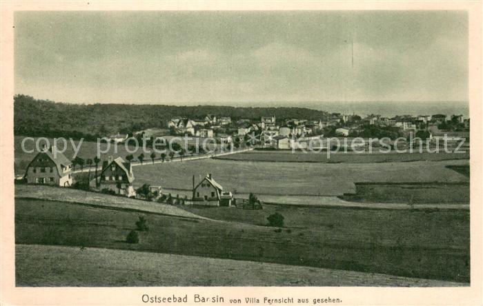 Bansin Ostseebad von Villa Fernsicht aus gesehen