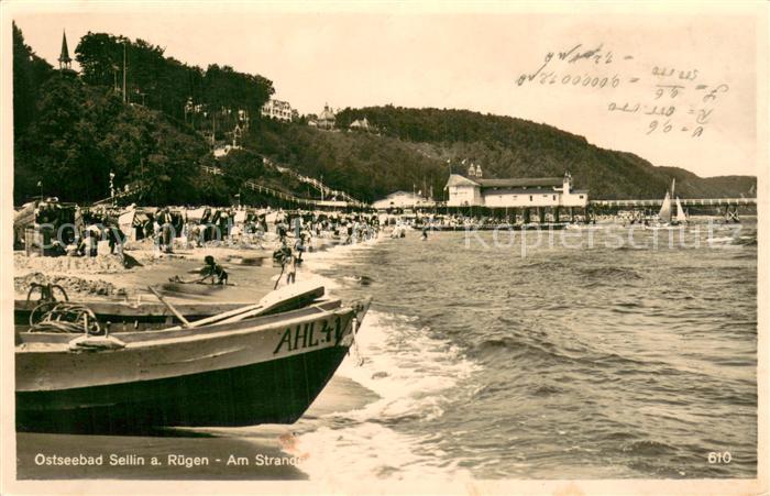 Sellin Ruegen Strandleben Seebruecke