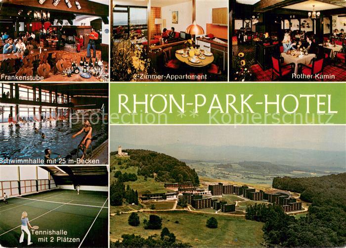 Roth Rhoen-Grabfeld Rhoen Park Hotel Innenansichten Hallenbad Tennishalle Fliege