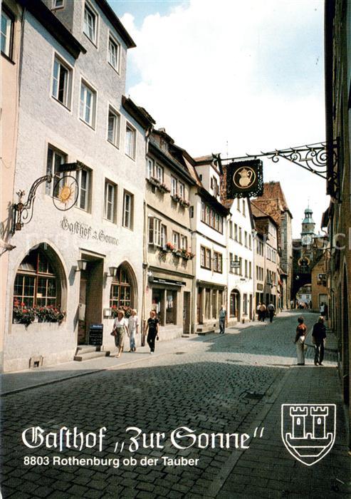 Rothenburg  Tauber Gasthof zur Sonne Altstadt