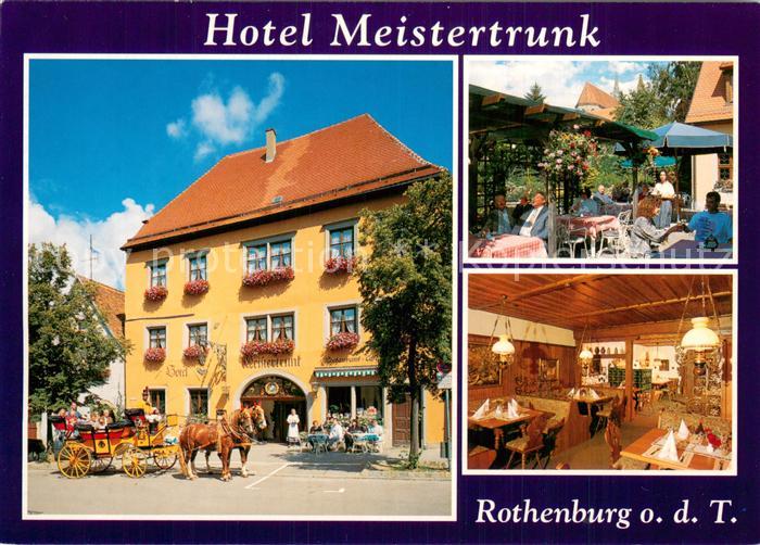 Rothenburg  Tauber Hotel Restaurant Cafe Weinstube Meistertrunk
