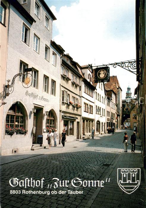 Rothenburg  Tauber Gasthof zur Sonne Altstadt