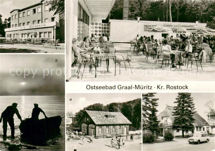 Graal-Mueritz Ostseebad Konsum Gaststaette Waldperle Fischer Broiler Gaststaette