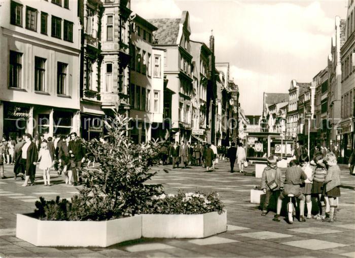 ROSTOCK  CITY Kroepeliner Strasse Fussgaengerzone