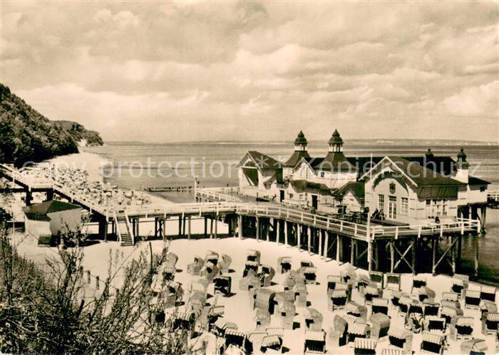 Sellin Ruegen Seebruecke Gaststaette Strand