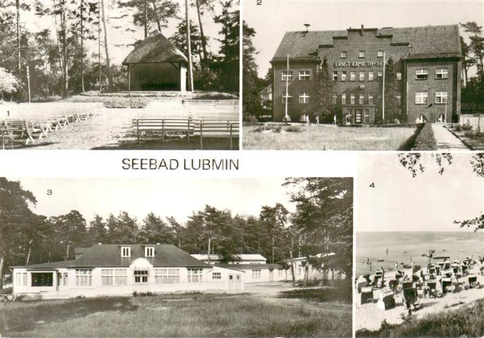 Lubmin Ostseebad Musikpavillon Ernst Kamieth Heim Ferienheim Strand