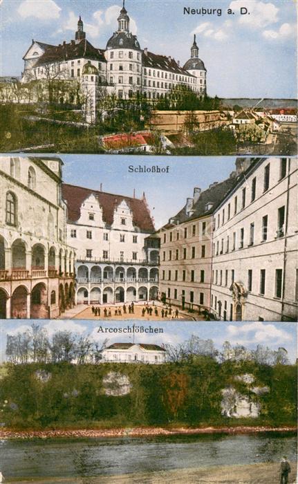 Neuburg  Donau Schloss Schlosshof Arcoschloesschen