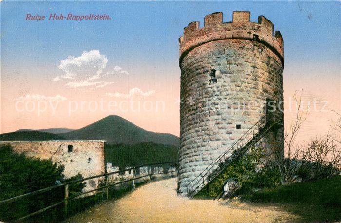 Hoh-Rappoltstein Ribeauville 68 Alsace Ruine