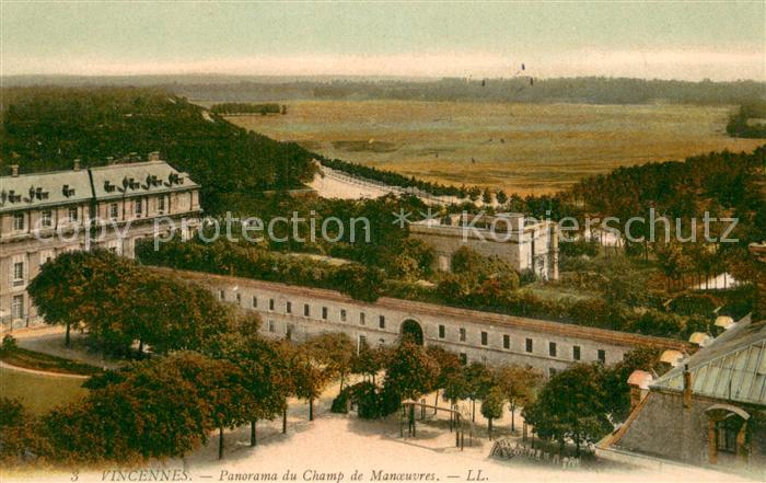 Vincennes 94 Panorama du Champ de Maneuvres