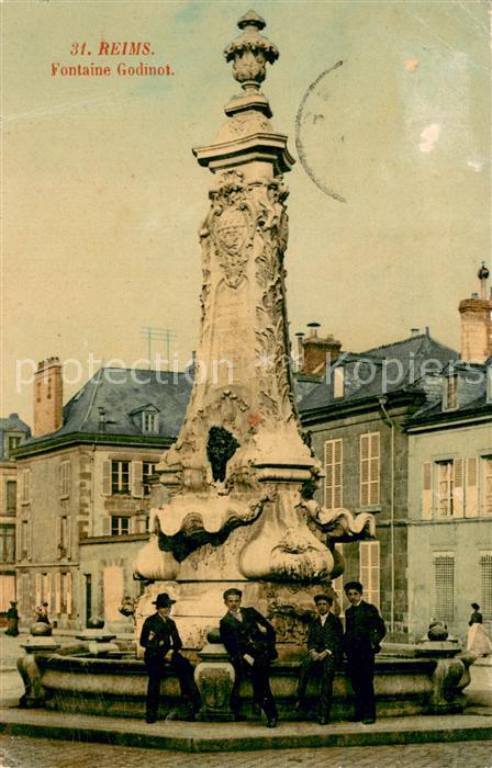 Reims 51 Fontaine Godinot