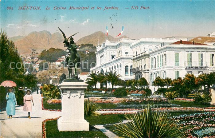 Menton 06 Le Casino Municipal et les Jardins