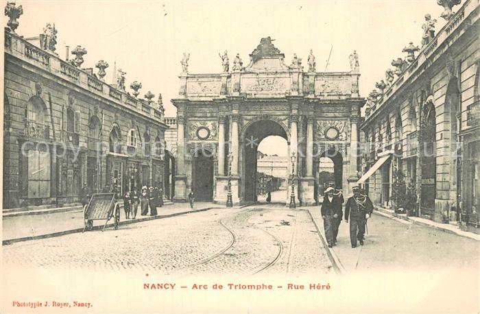 Nancy 54 Arc de Triomphe Rue Here