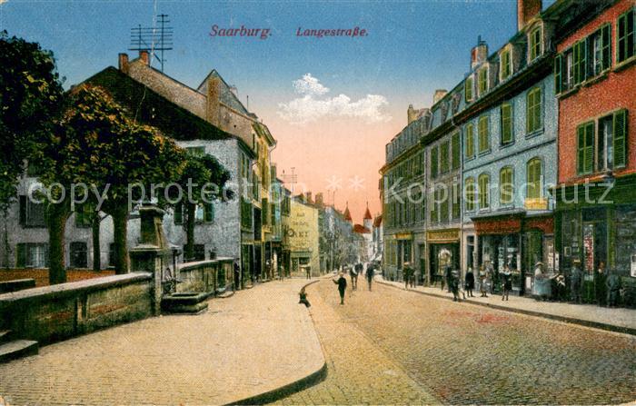 Saarburg Lothringen Sarrebourg 57 Langestrasse