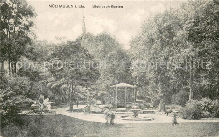 Muelhausen Elsass Steinbach Garten