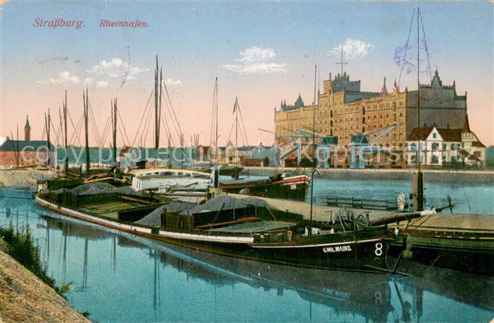 Strassburg Elsass Rheinhafen