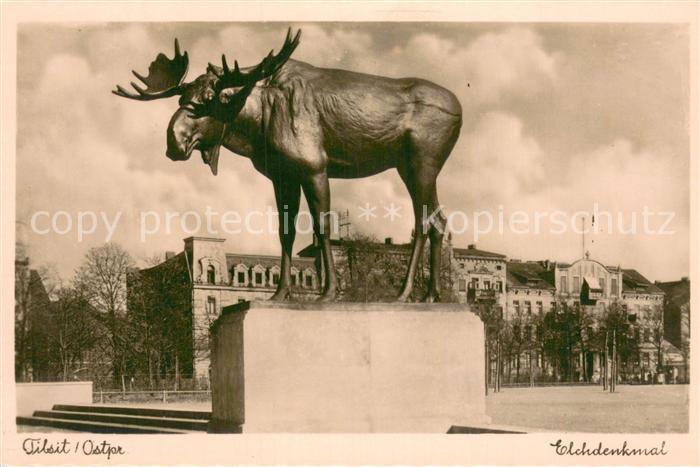 Tilsit Sowetsk Oblast Kaliningrad Elchdenkmal