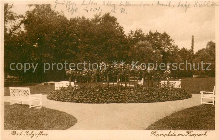 Bad Salzuflen Rosenplatz im Kurpark