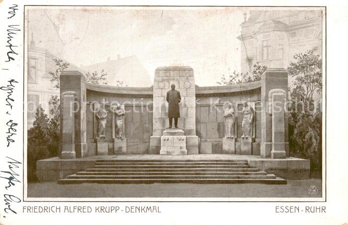 Essen  Ruhr Friedrich Alfred Krupp Denkmal