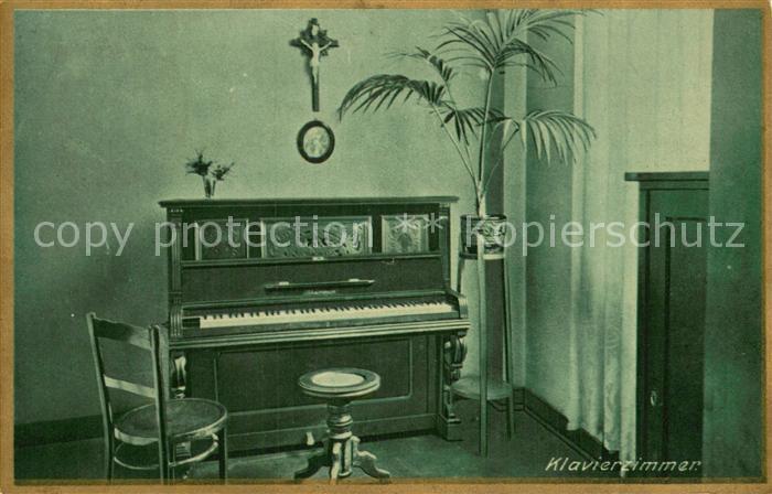 Leer Westfalen Haus Loreto Pensionat Klavierzimmer