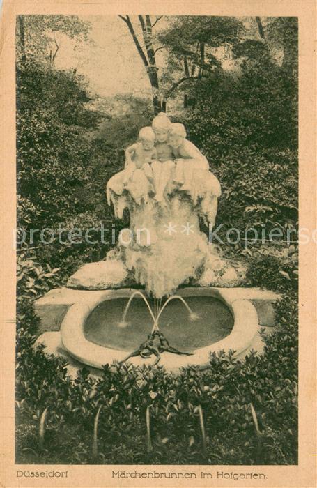 DuessELDORF CITY Maerchenbrunnen im Hofgarten