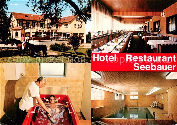 Wemding Hotel Seebauer Restaurant Med Baeder Hallenbad