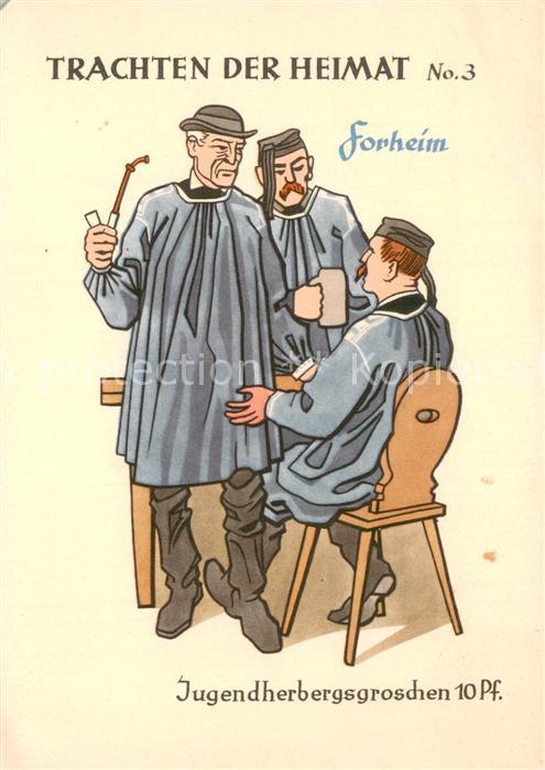 Forheim Trachten der Heimat Jugendherbergsgroschen 10 Pf