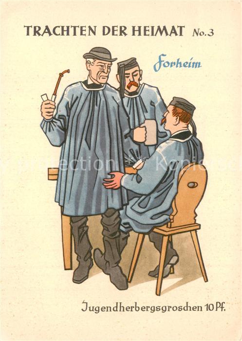 Forheim Trachten der Heimat Jugendherbergsgroschen 10 Pf