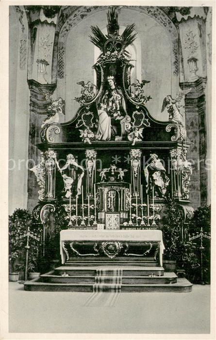 Springiersbach Karmelitenkirche Hochaltar mit Gnadenbild