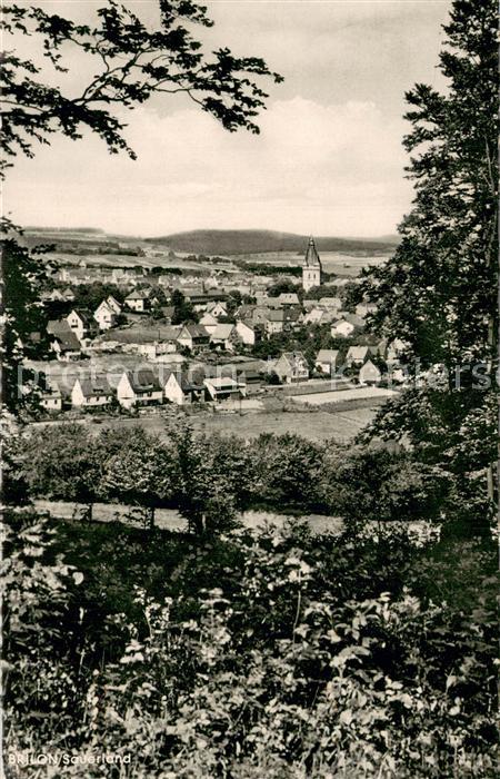 Brilon Hochsauerlandkreis NRW Ansicht vom Waldrand aus