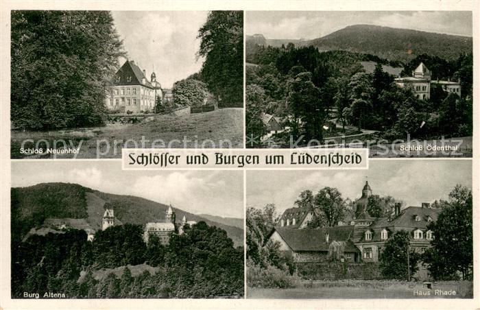 Luedenscheid Schloesser und Burgen in der Umgebung