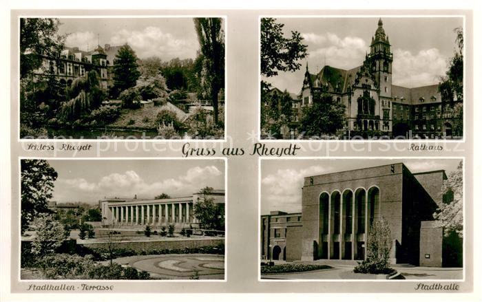 Rheydt Moenchengladbach Schloss Rathaus Stadthalle Terrassen
