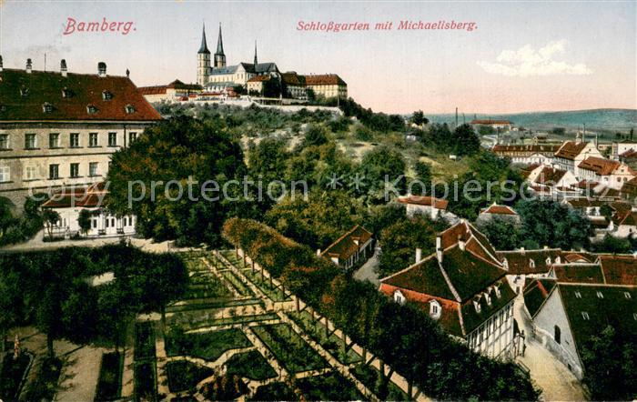 Bamberg Schlossgarten mit Michaelisberg