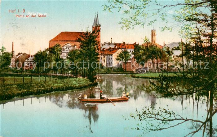 Hof Saale Partie an der Saale