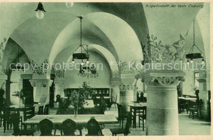 Coburg Bayern Burgwirtschaft der Veste
