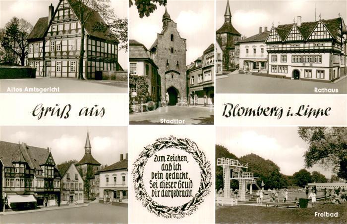 Blomberg Lippe Altes Amtsgericht Stadttor Rathaus Innenstadt Freibad