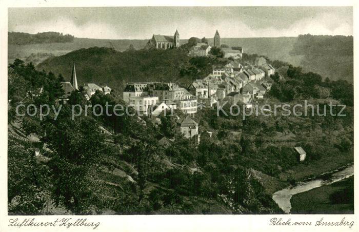 Kyllburg Rheinland-Pfalz Panorama Blick vom Annaberg