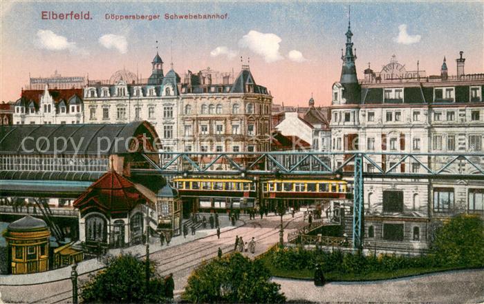 Elberfeld Wuppertal Doeppersberger Schwebebahnhof