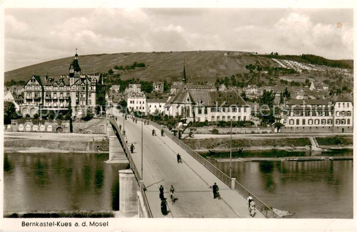 BERNKASTEL-KUES Berncastel Rheinland-Pfalz Moselbruecke