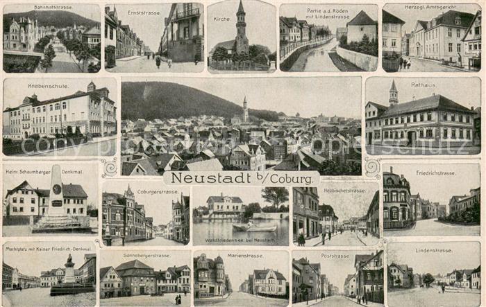 Neustadt Coburg Teilansichten Stadtmotive